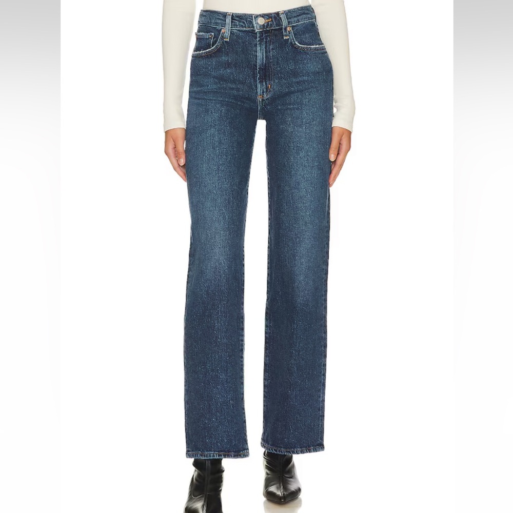 Agolde Harper Mid Rise Relaxed Straight Jeans